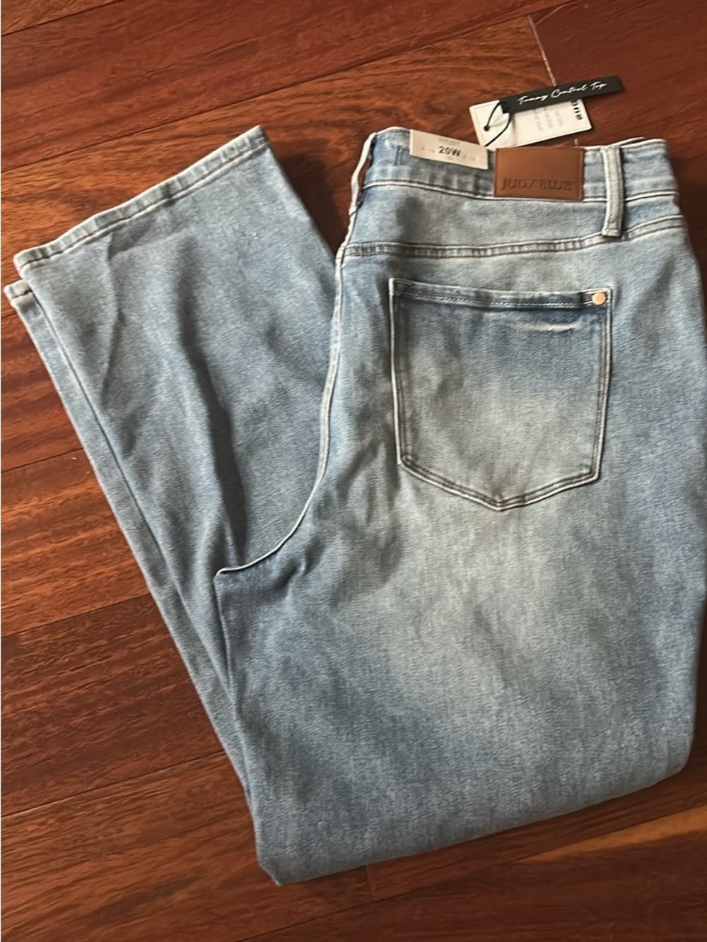 Judy Blue Light Blue High-Rise Relaxed Jeans